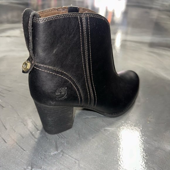 *SALE* Timberland EK Trenton Ankle Bootie Black Leather - Picture 3 of 4